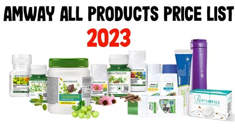 amway products list with price.